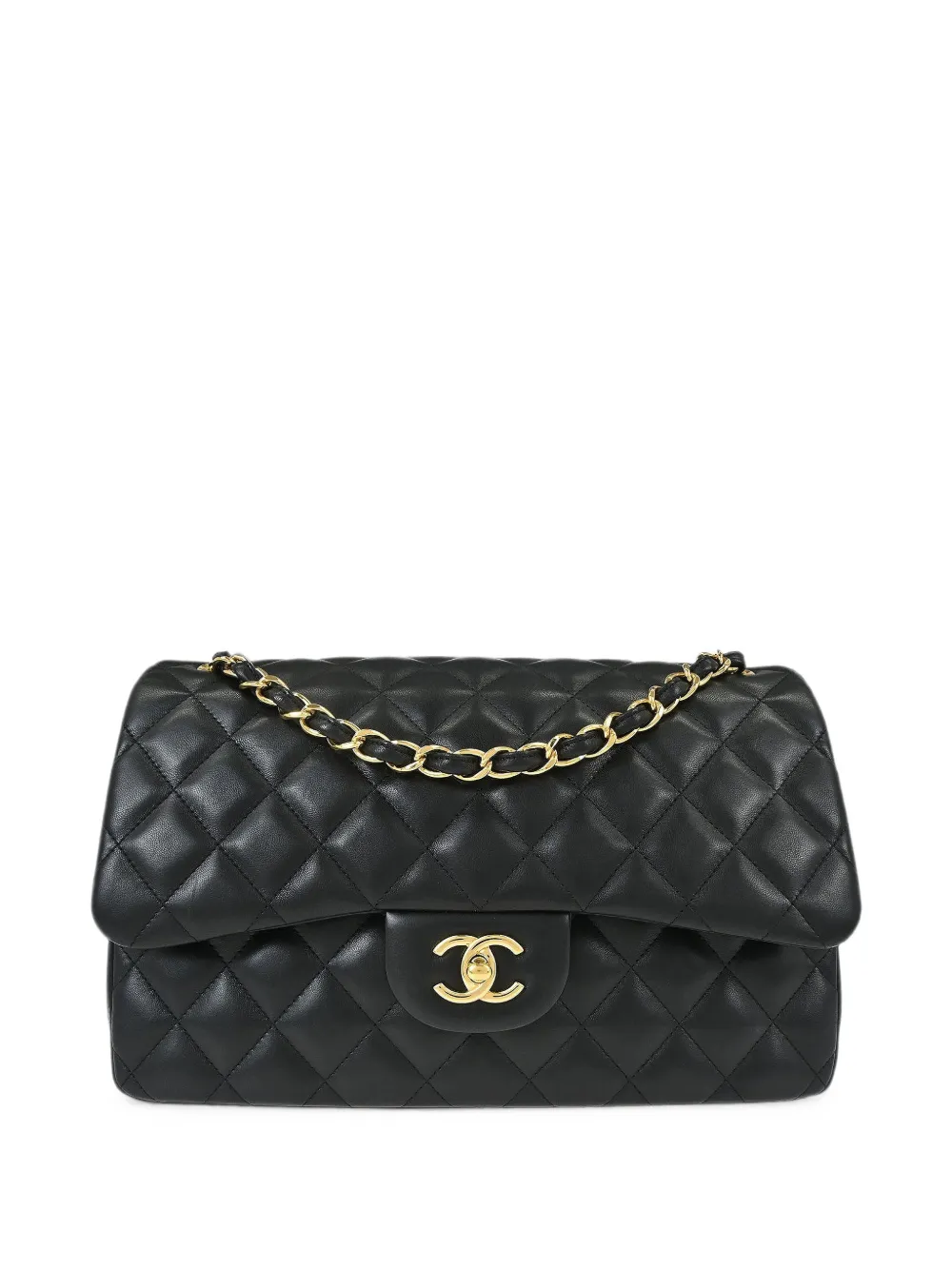 CHANEL Pre-Owned 2018 Jumbo Classic Double Flap leather shoulder bag - Nero