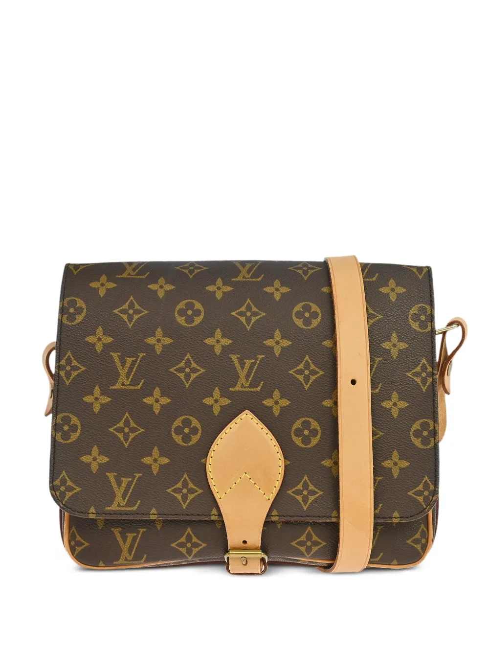 Louis Vuitton Pre-Owned Monogram Cartouchiere GM shoulder bag - Braun