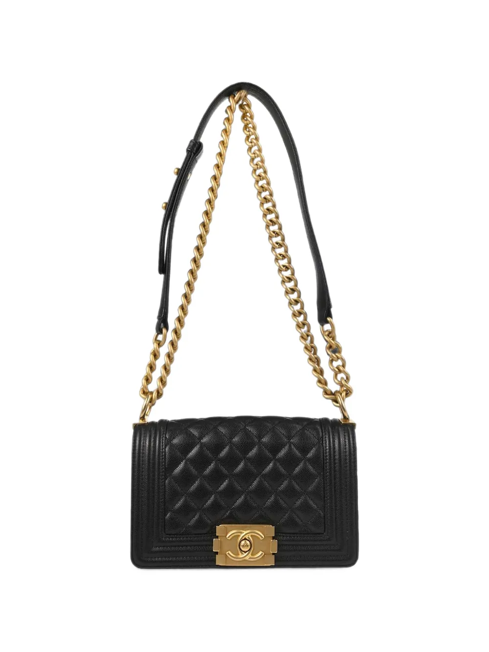 CHANEL Pre-Owned 2019 Small Boy Chanel shoulder bag - Nero