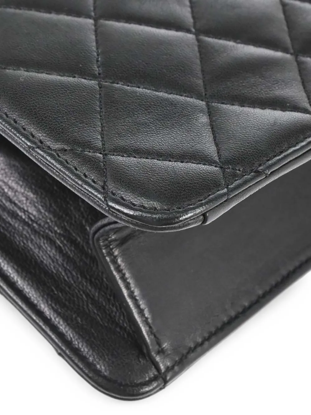 CHANEL Pre-Owned 1997-1999 kleine gewatteerde schoudertas met drukslot Zwart