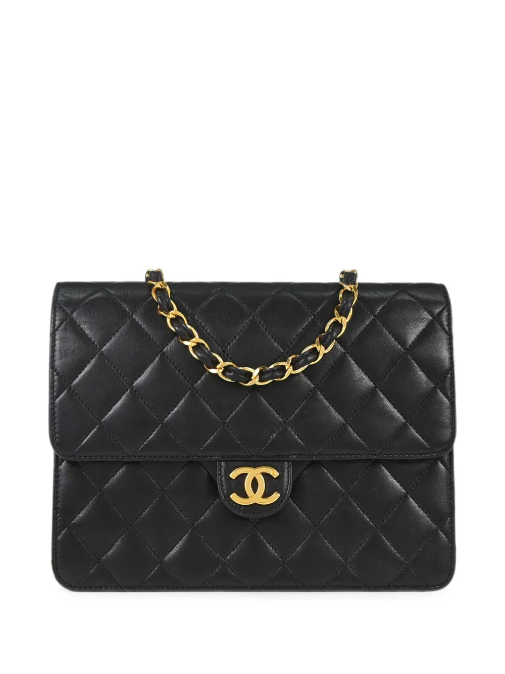 CHANEL Pre-Owned 1997-1999 small quilted push-lock shoulder bag - Nero