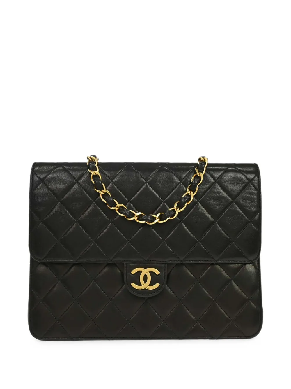 CHANEL Pre-Owned 1991-1994 small diamond-quilted shoulder bag - Nero