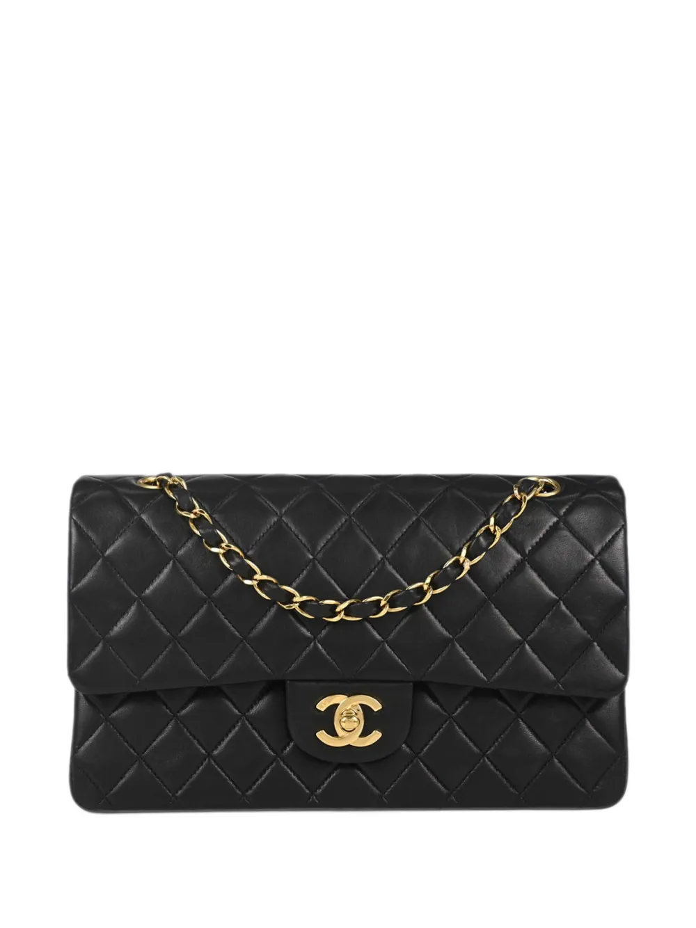 CHANEL Pre-Owned 2003-2004 medium Classic Double Flap shoulder bag - Schwarz