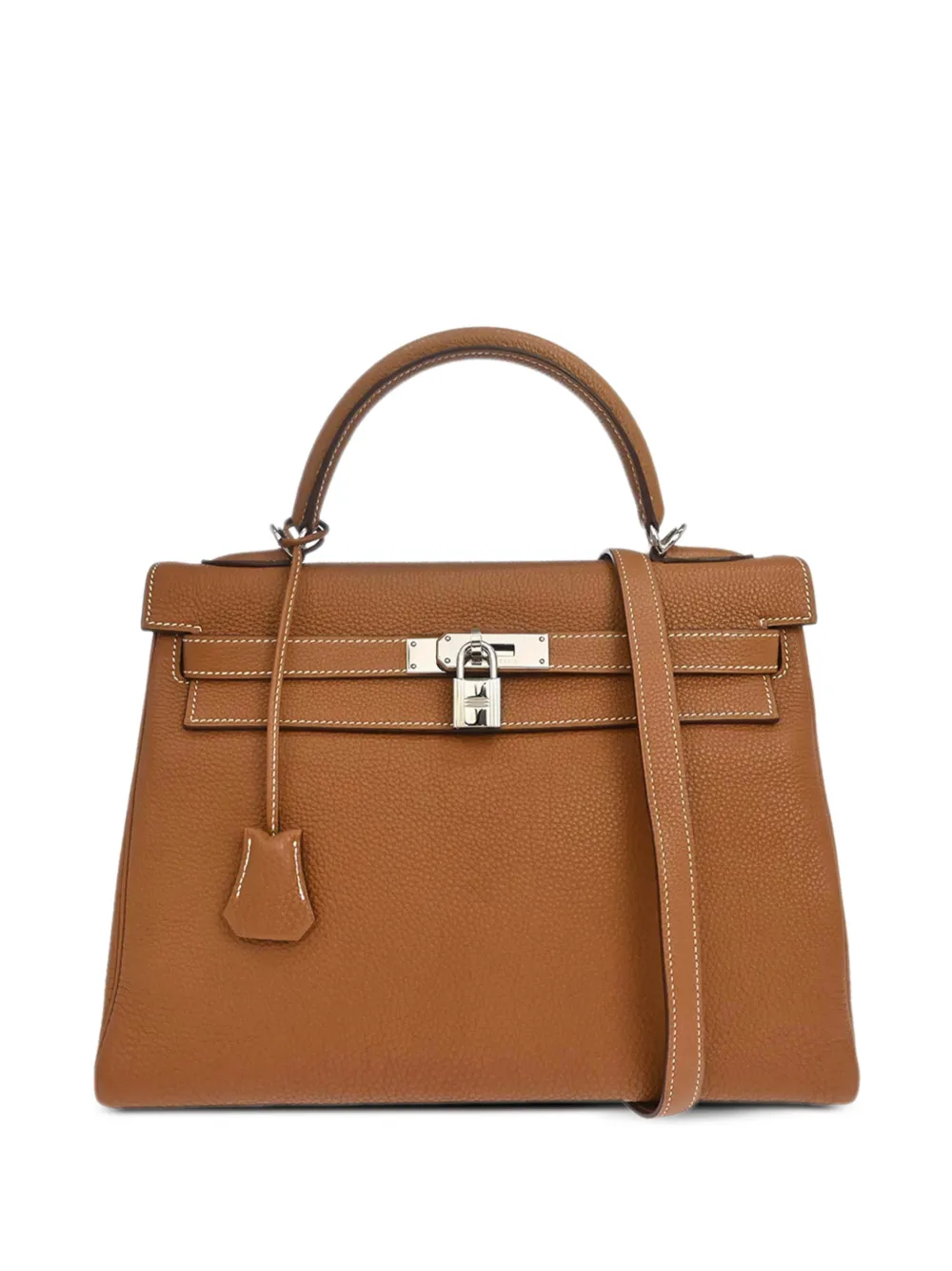Hermès Pre-Owned 2007 Kelly 32 Retourne tote bag - Braun