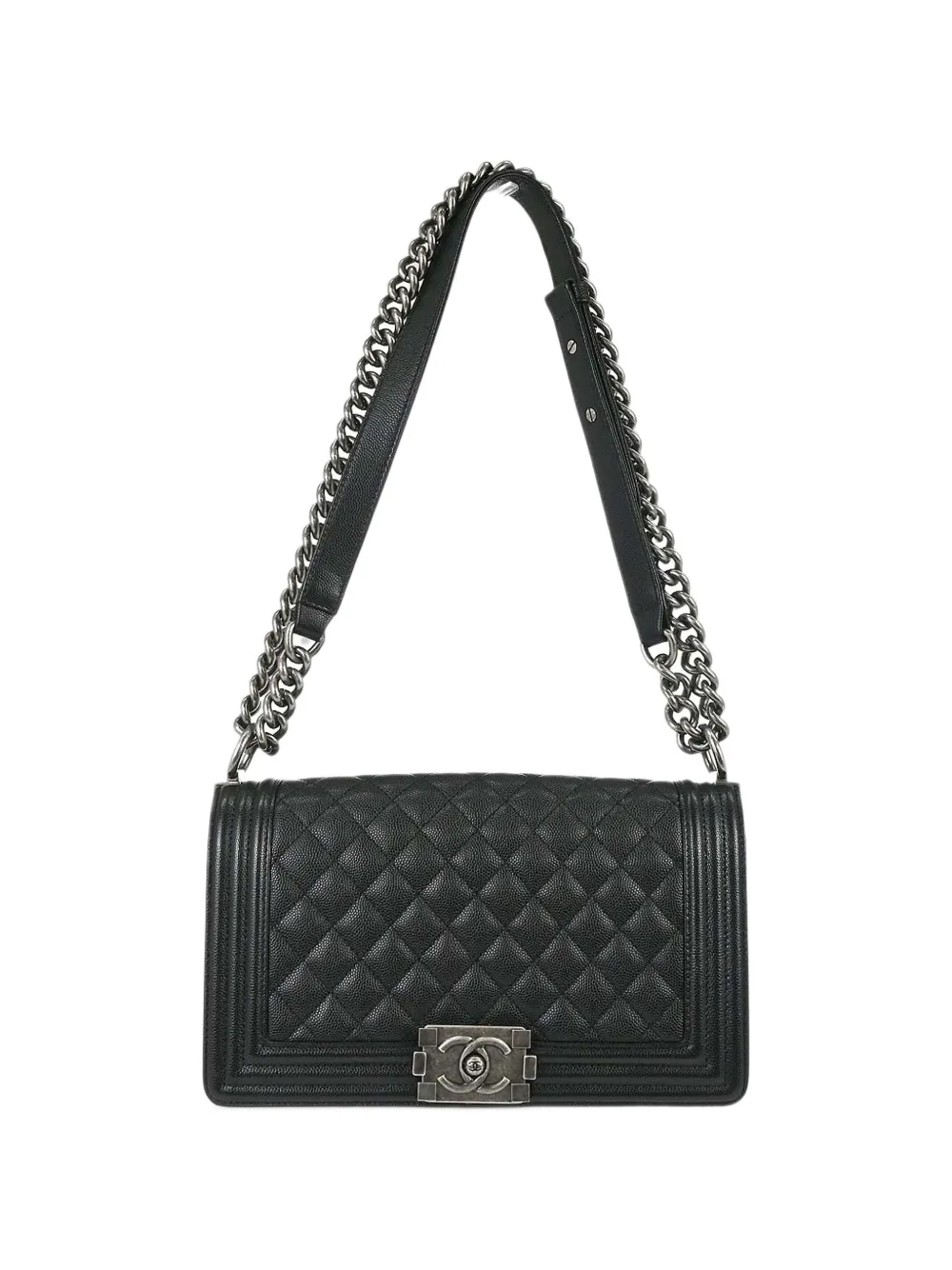 CHANEL Pre-Owned 2018-2019 medium Boy Chanel shoulder bag - Schwarz