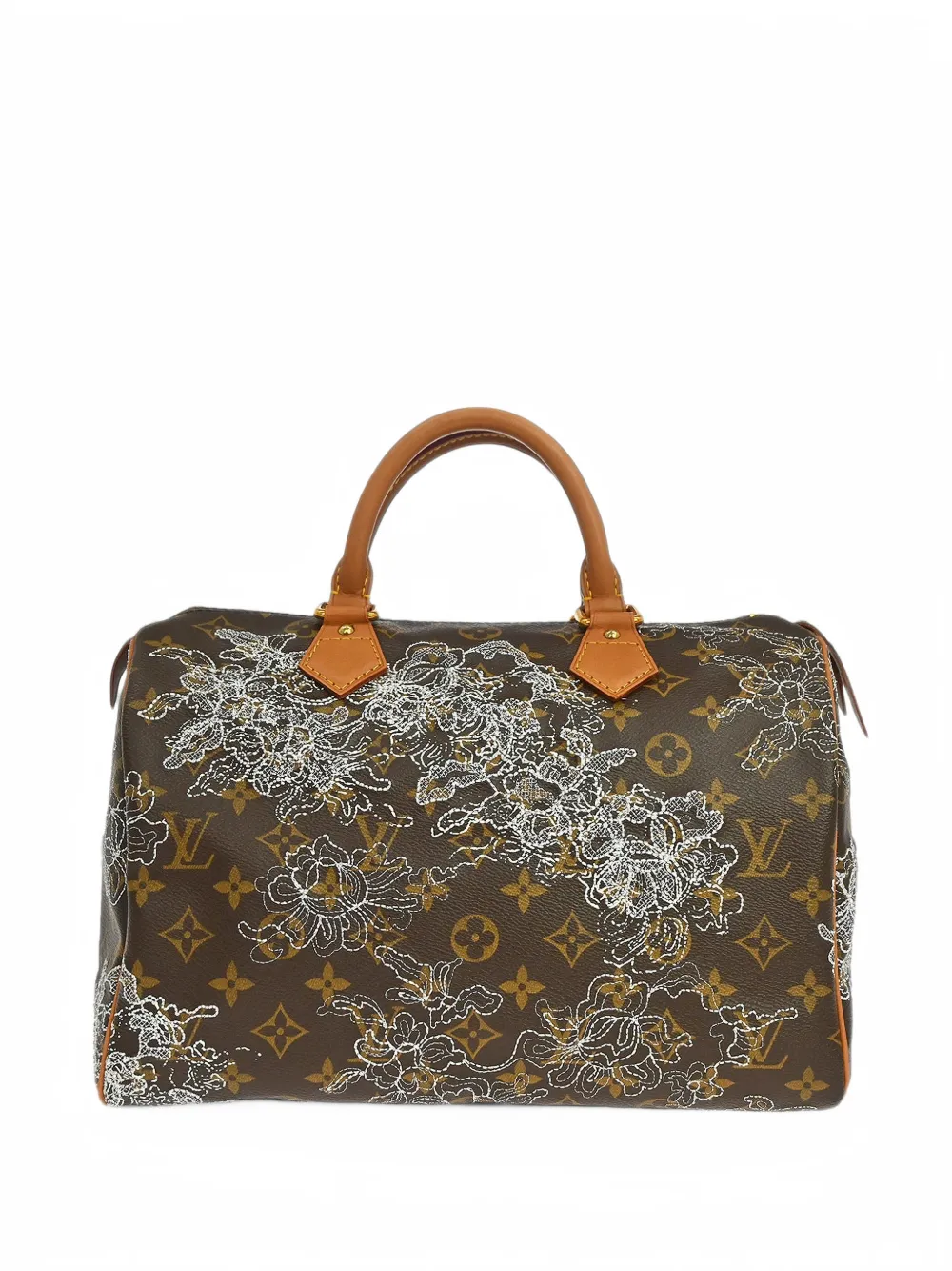 Louis Vuitton Pre-Owned 2007 Monogram Dentelle Speedy 30 tote bag - Marrone