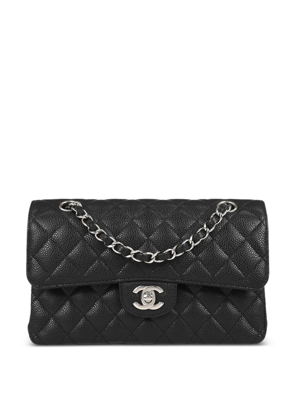 CHANEL Pre-Owned 2019 small Classic Double Flap shoulder bag - Nero