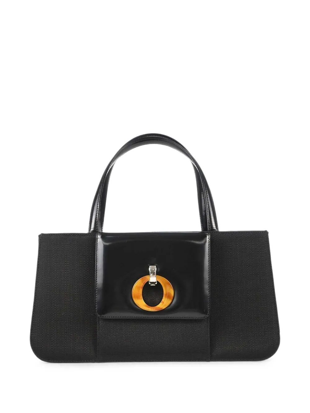 Christian Dior Pre-Owned leather-trim tote bag - Noir Christian Dior Pre-Owned leather-trim tote bag - Noir