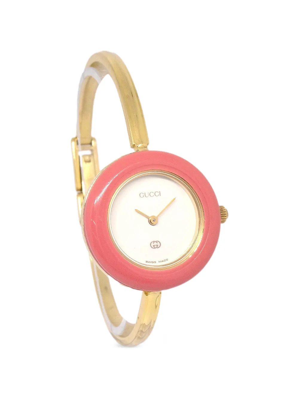 Gucci Pre-Owned 11/12 Interchangeable bezel 25mm watch - Weiß