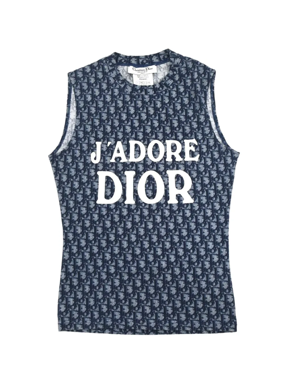 Christian Dior Pre-Owned 2003 Trotter tank top - Blau