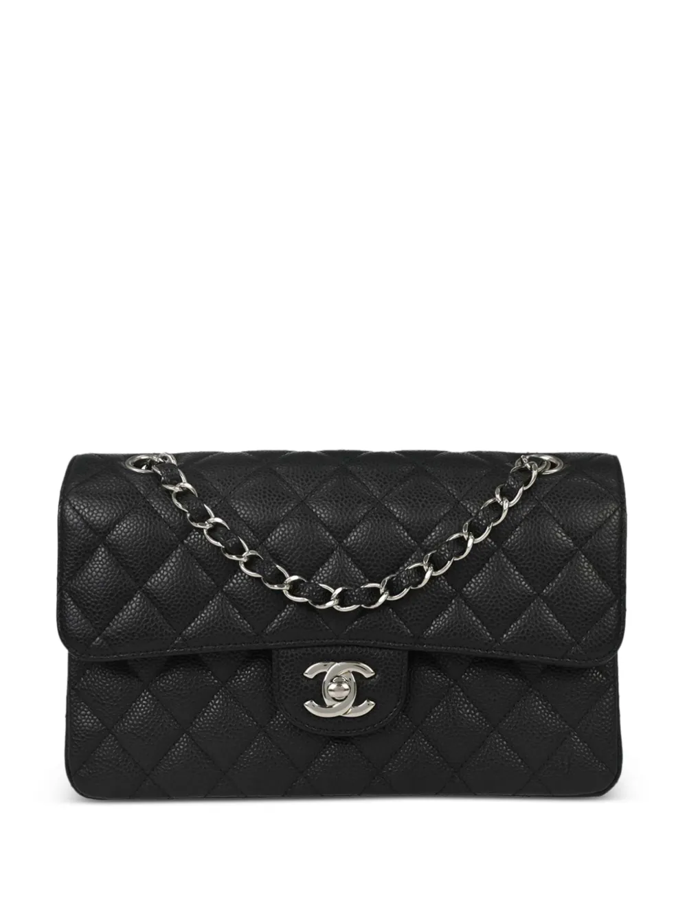 CHANEL Pre-Owned 2015-2016 small Classic Double Flap shoulder bag - Nero