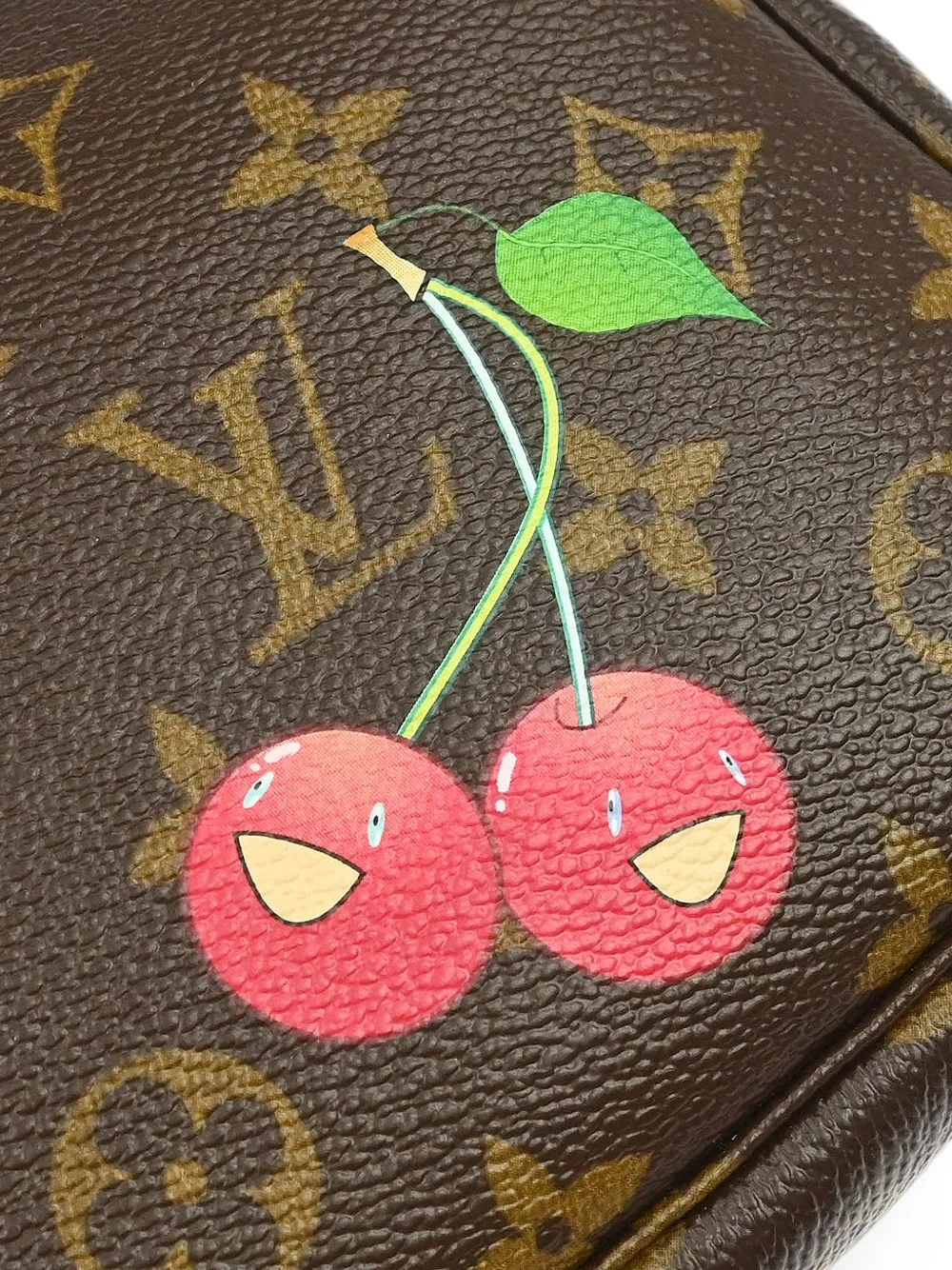 Louis Vuitton Pre-Owned 2005 Monogram Cherry Pochette Accessoires shopper Bruin