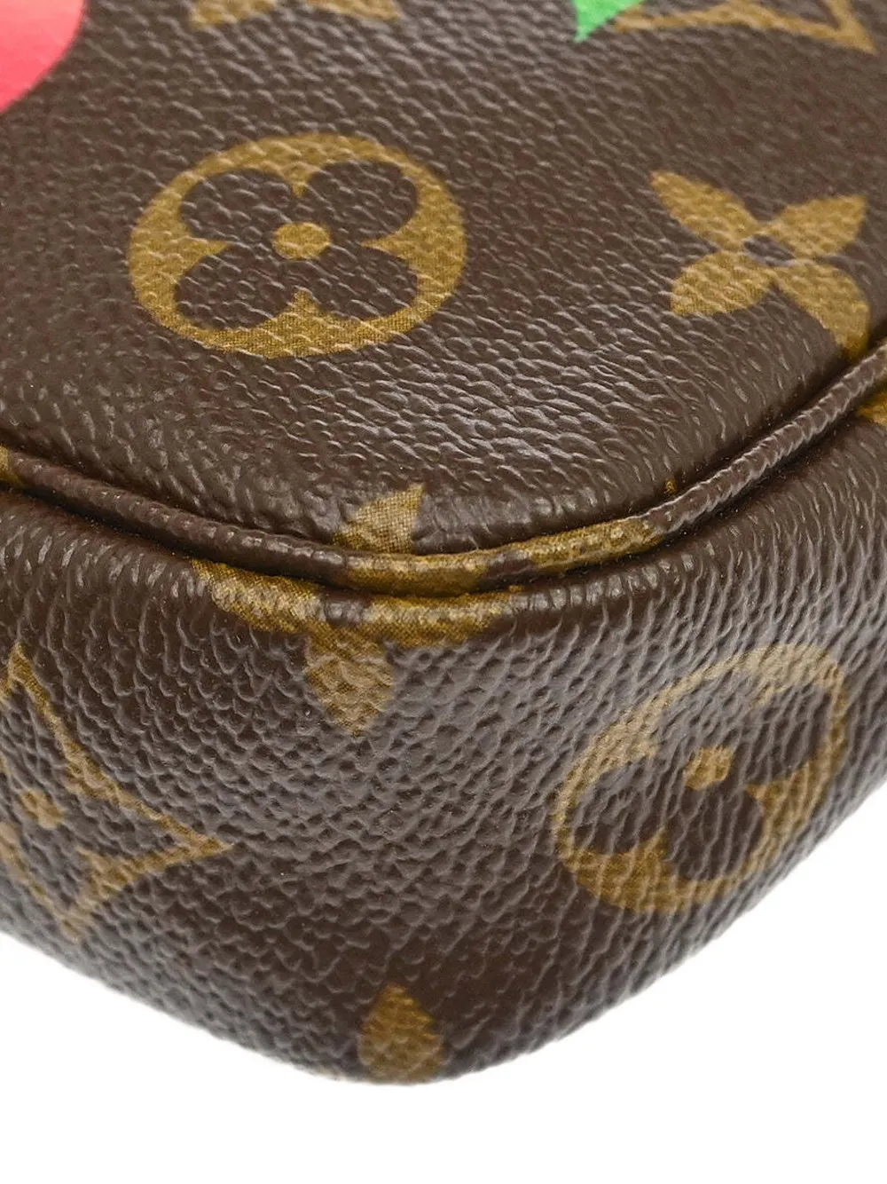 Louis Vuitton Pre-Owned 2005 Monogram Cherry Pochette Accessoires shopper Bruin