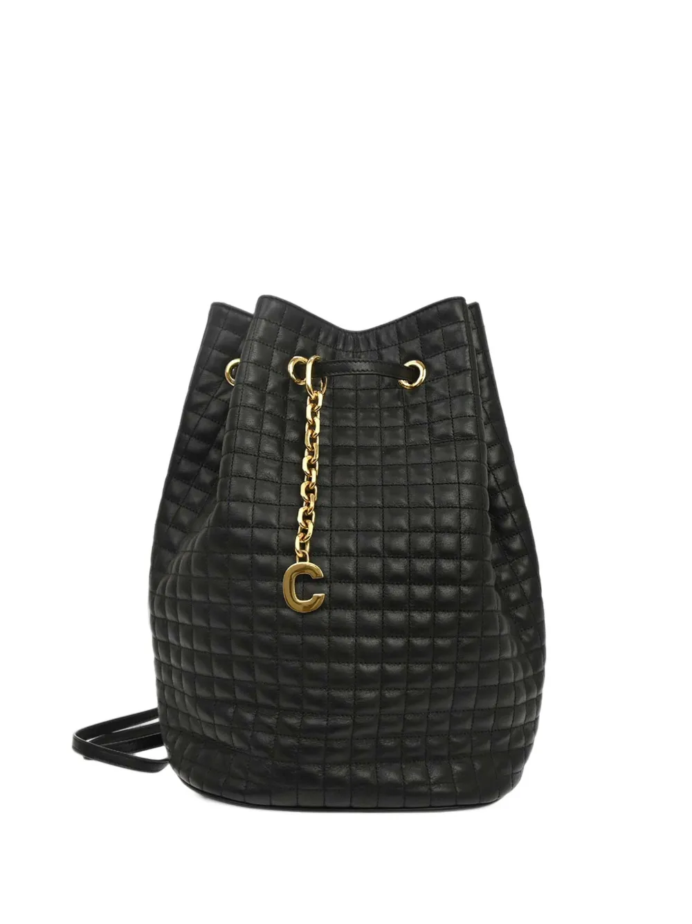 Celine Pre-Owned quilted leather backpack - Schwarz