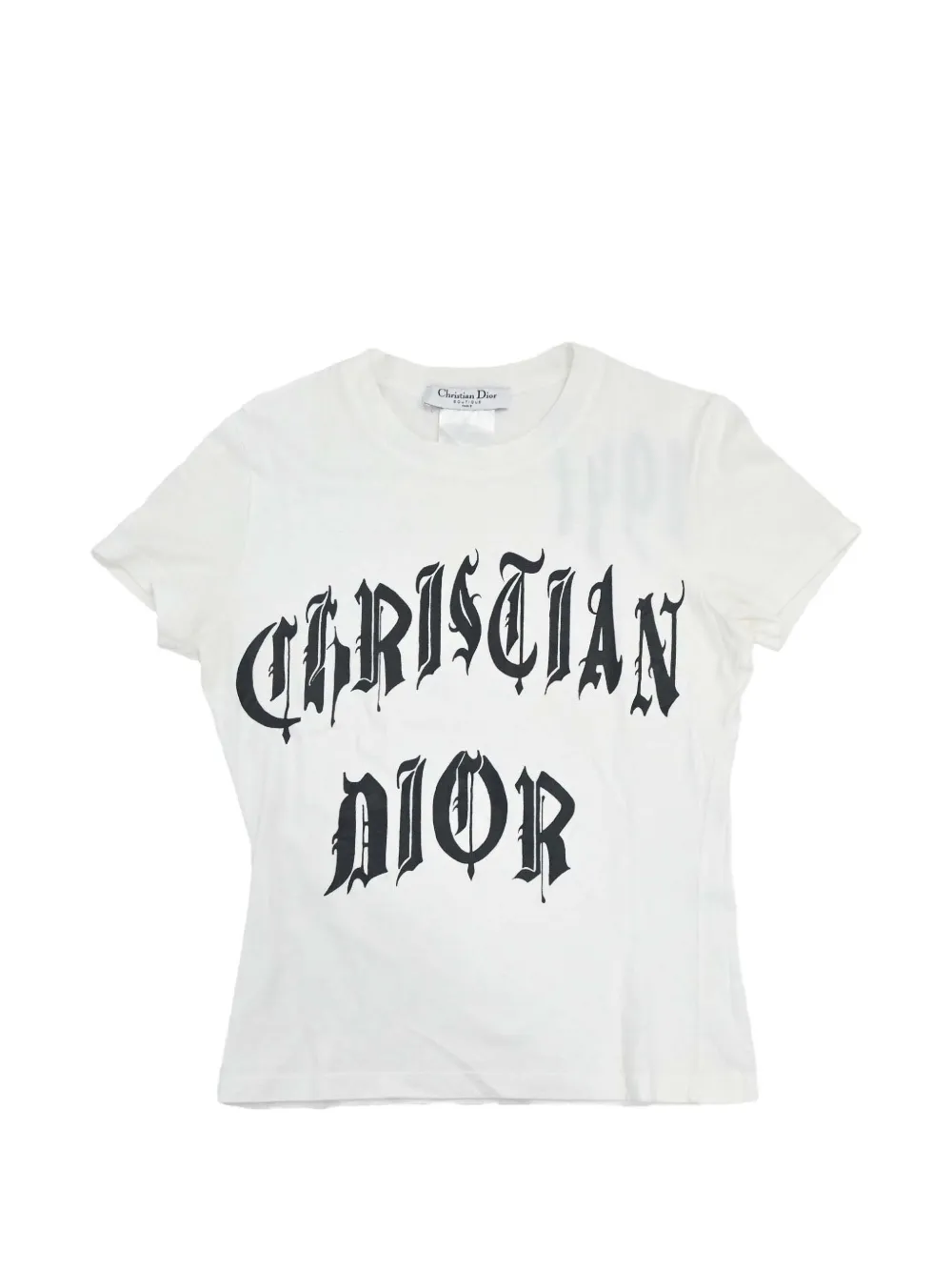 Christian Dior Pre-Owned 2002 logo-print T-shirt - Weiß
