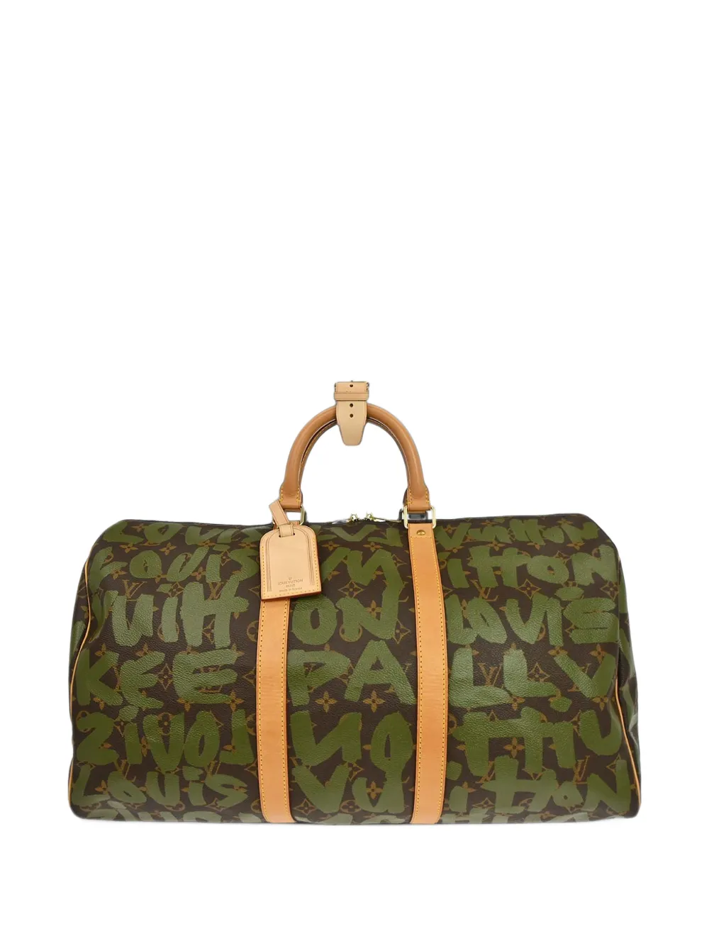 Louis Vuitton Pre-Owned 50 Keepall Monogram Graffiti duffle bag - Marrone