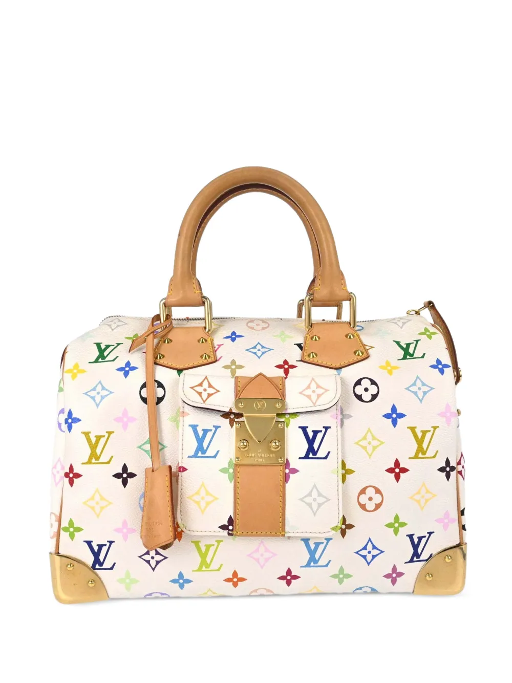 Louis Vuitton Pre-Owned 30 Speedy Monogram Multicolor tote bag - Bianco