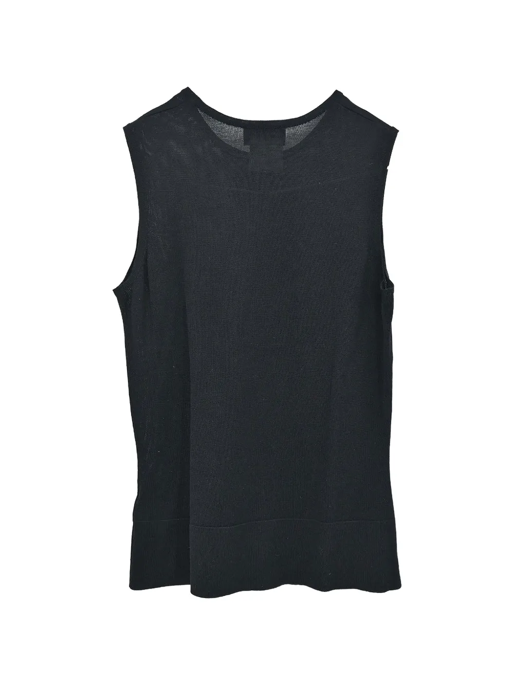 CHANEL Pre-Owned silk tank top - Nero