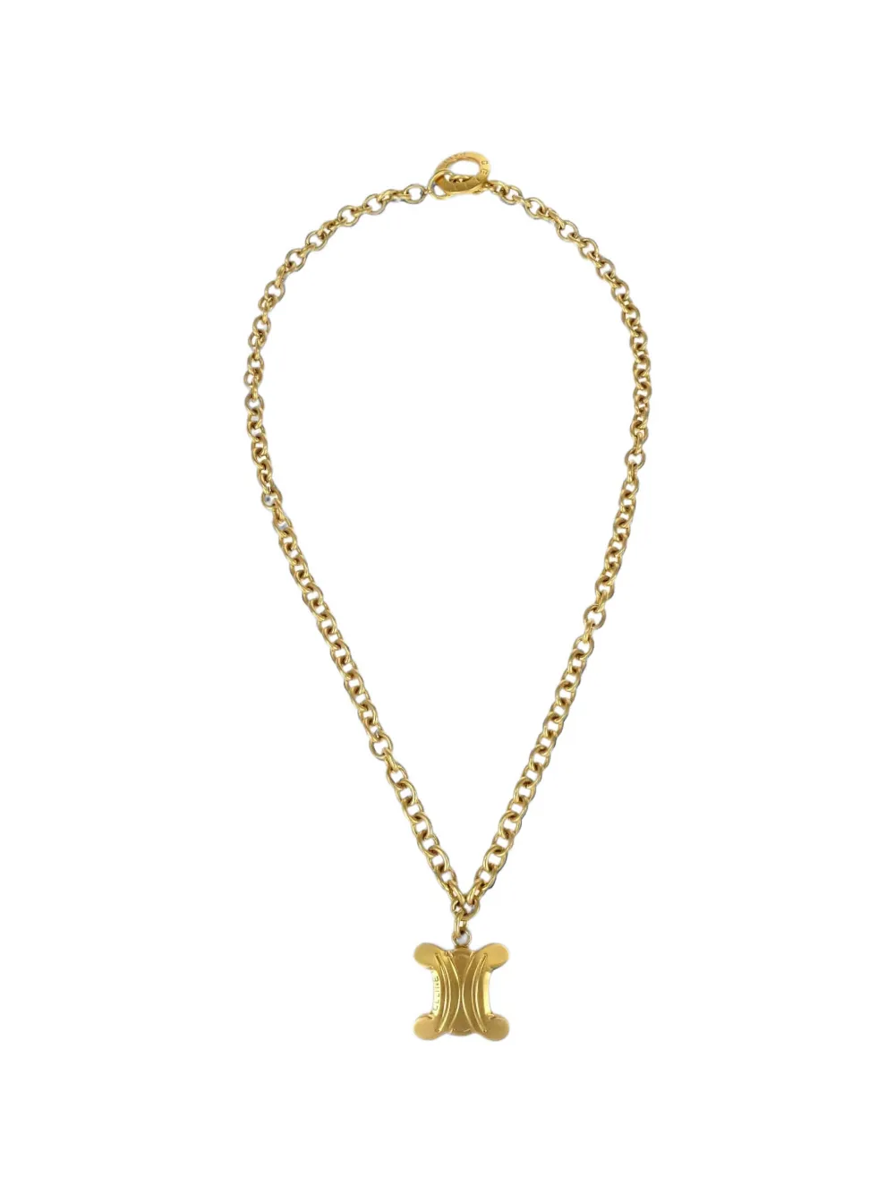Celine Pre-Owned Macadam pendant necklace - Oro