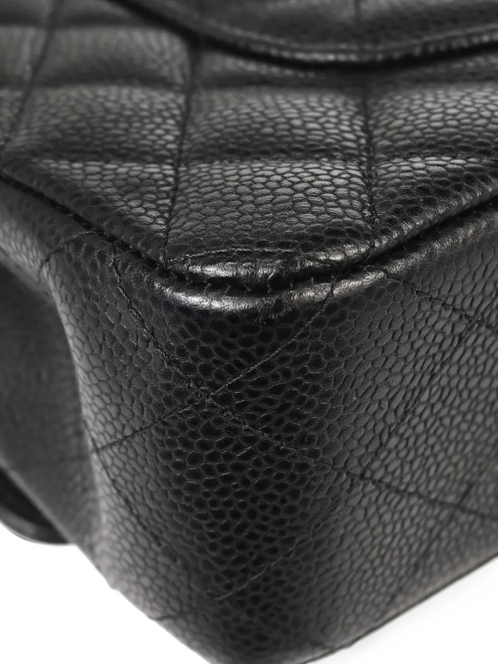 CHANEL Pre-Owned 2016-2017 Classic Double Flap gewatteerde schoudertas Zwart