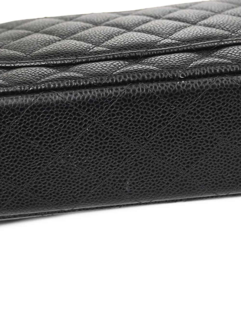 CHANEL Pre-Owned 2016-2017 Classic Double Flap gewatteerde schoudertas Zwart