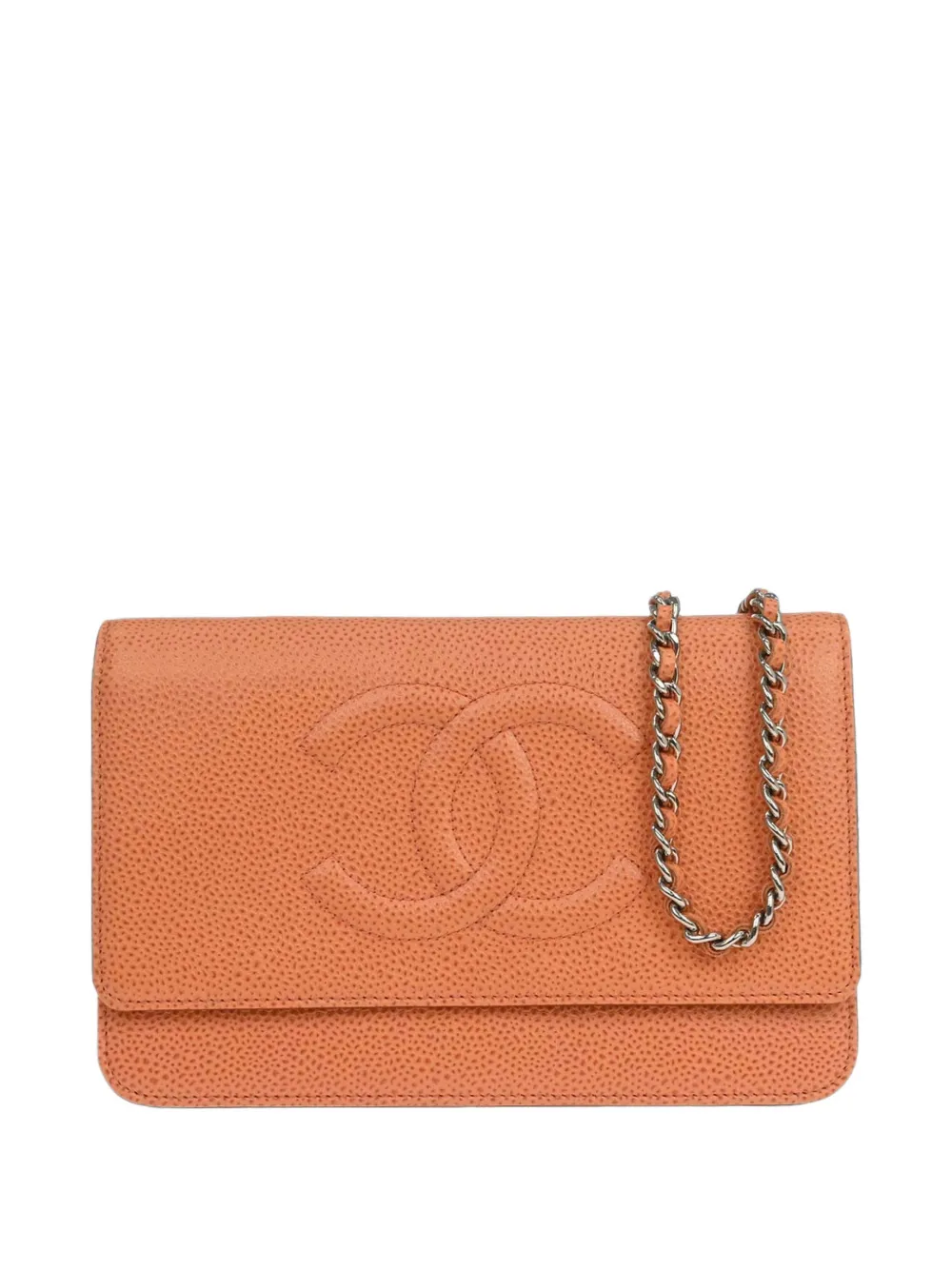 CHANEL Pre-Owned 2012-2013 Timeless WOC shoulder bag - Orange