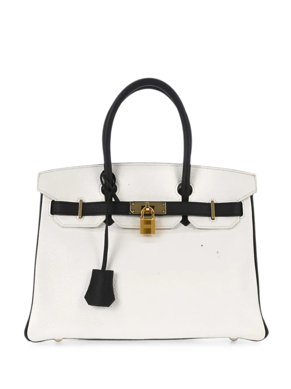 Hermès Pre-Owned 2017 30 Birkin tote bag - Blanc Hermès Pre-Owned 2017 30 Birkin tote bag - Blanc