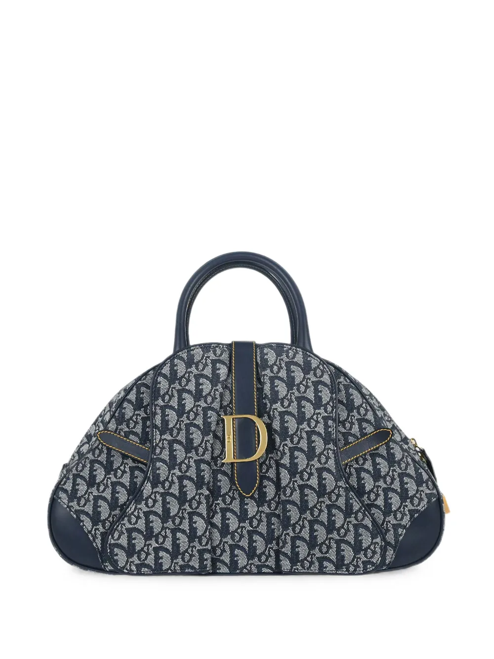 Christian Dior Pre-Owned Trotter Double Saddle handbag - Blue