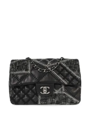 CHANEL Pre-Owned 2009-2010 2.55 Double Flap Shoulder Bag | Black