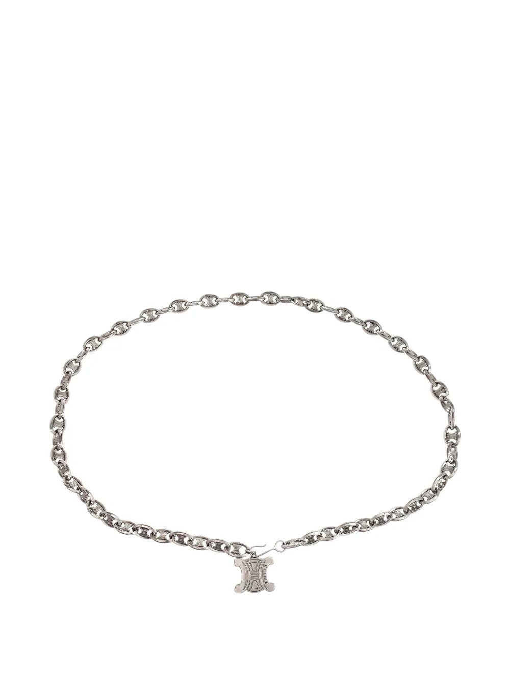 Celine Pre-Owned Macadam chain belt - Argento