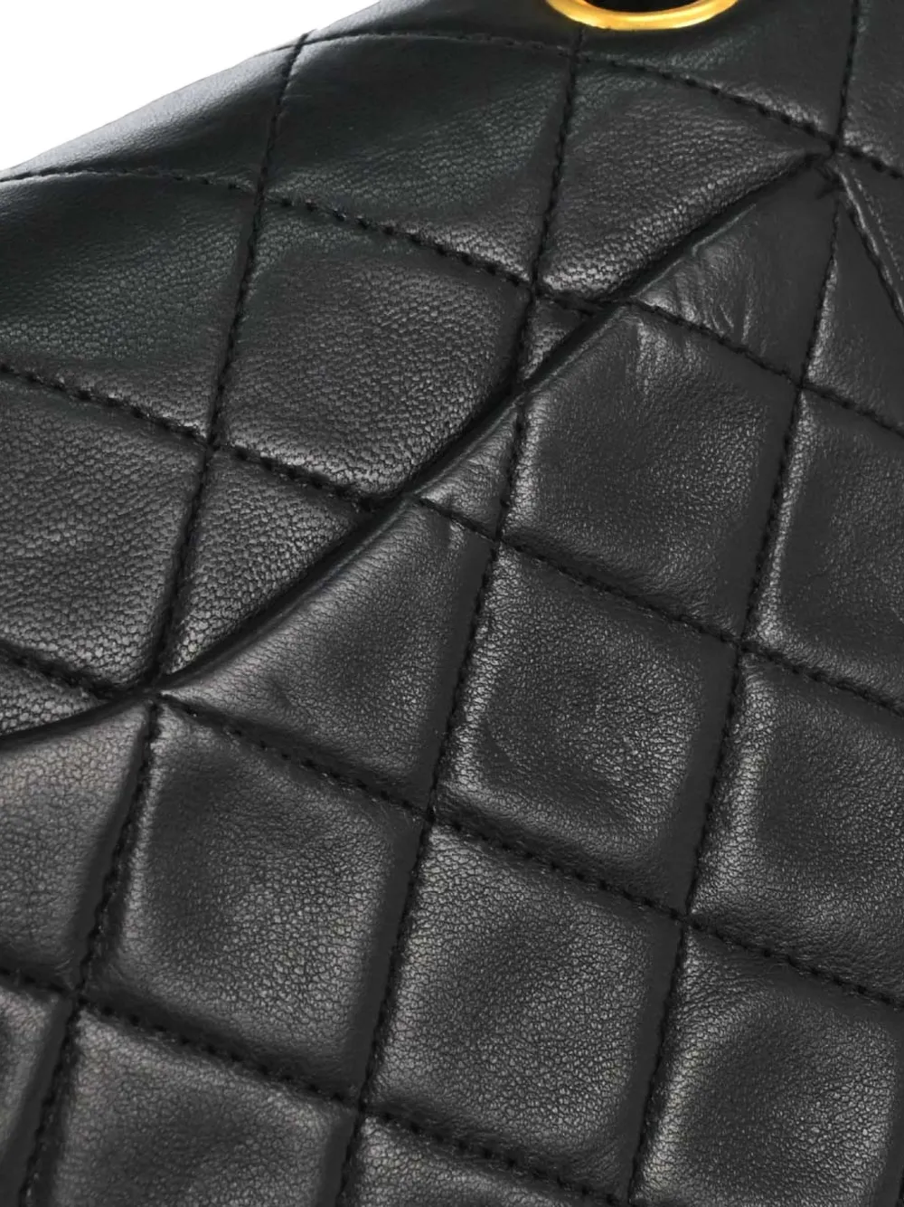 CHANEL Pre-Owned 1989-1991 kleine Classic Double Flap schoudertas Zwart