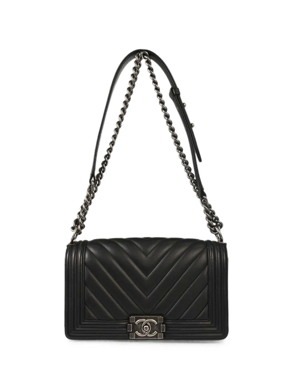 CHANEL Pre-Owned 2018-2019 medium Boy Chanel shoulder bag - Schwarz