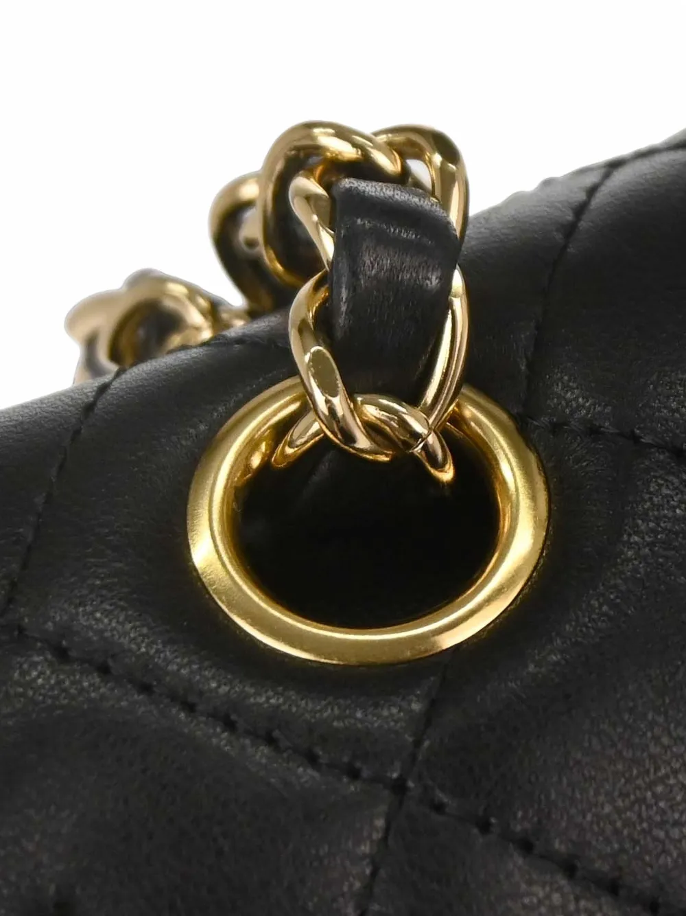 CHANEL Pre-Owned 2010-2011 medium Classic Double Flap gewatteerde schoudertas Zwart