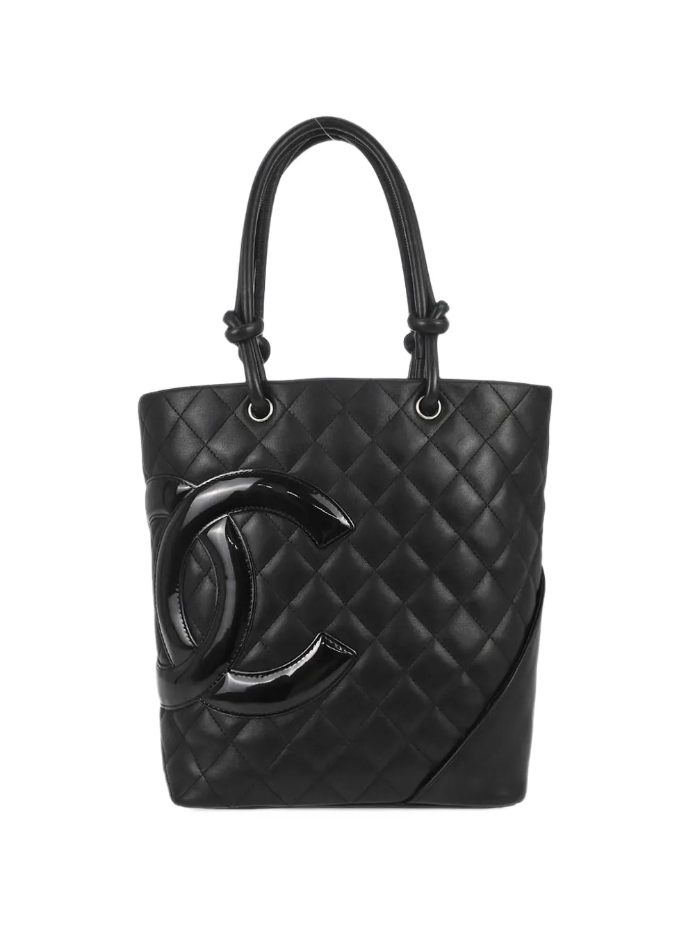CHANEL Pre-Owned Cambon Ligne quilted tote bag - Nero