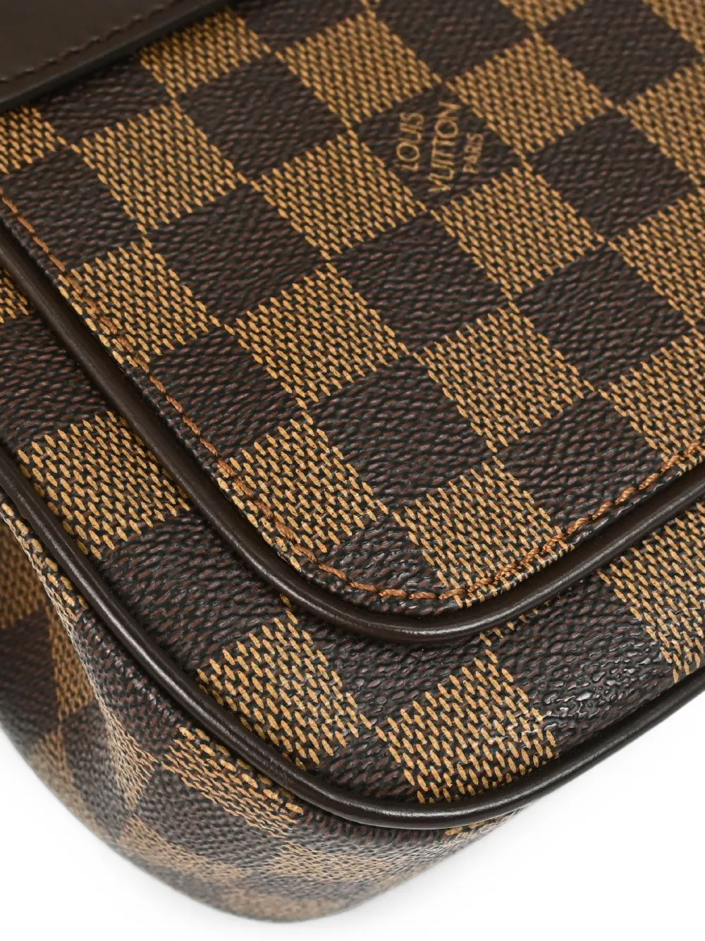 Louis Vuitton Pre-Owned Damier Ebene Aubagne schoudertas Bruin