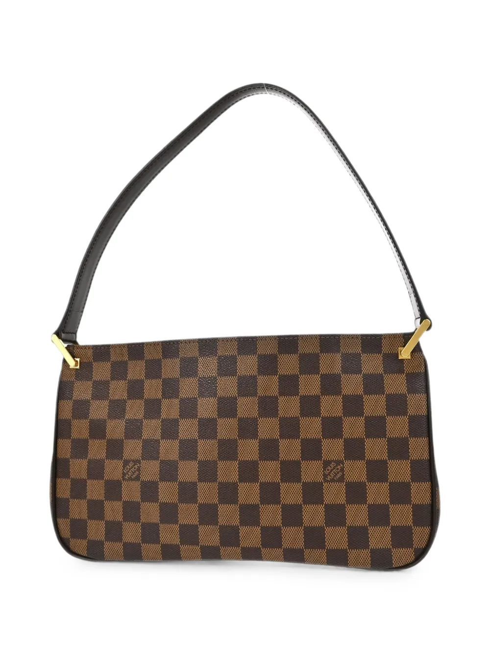 Louis Vuitton Pre-Owned Damier Ebene Aubagne schoudertas Bruin