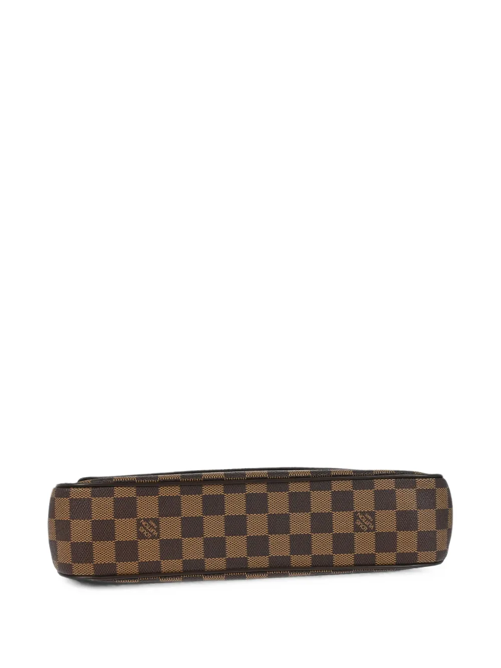 Louis Vuitton Pre-Owned Damier Ebene Aubagne schoudertas Bruin