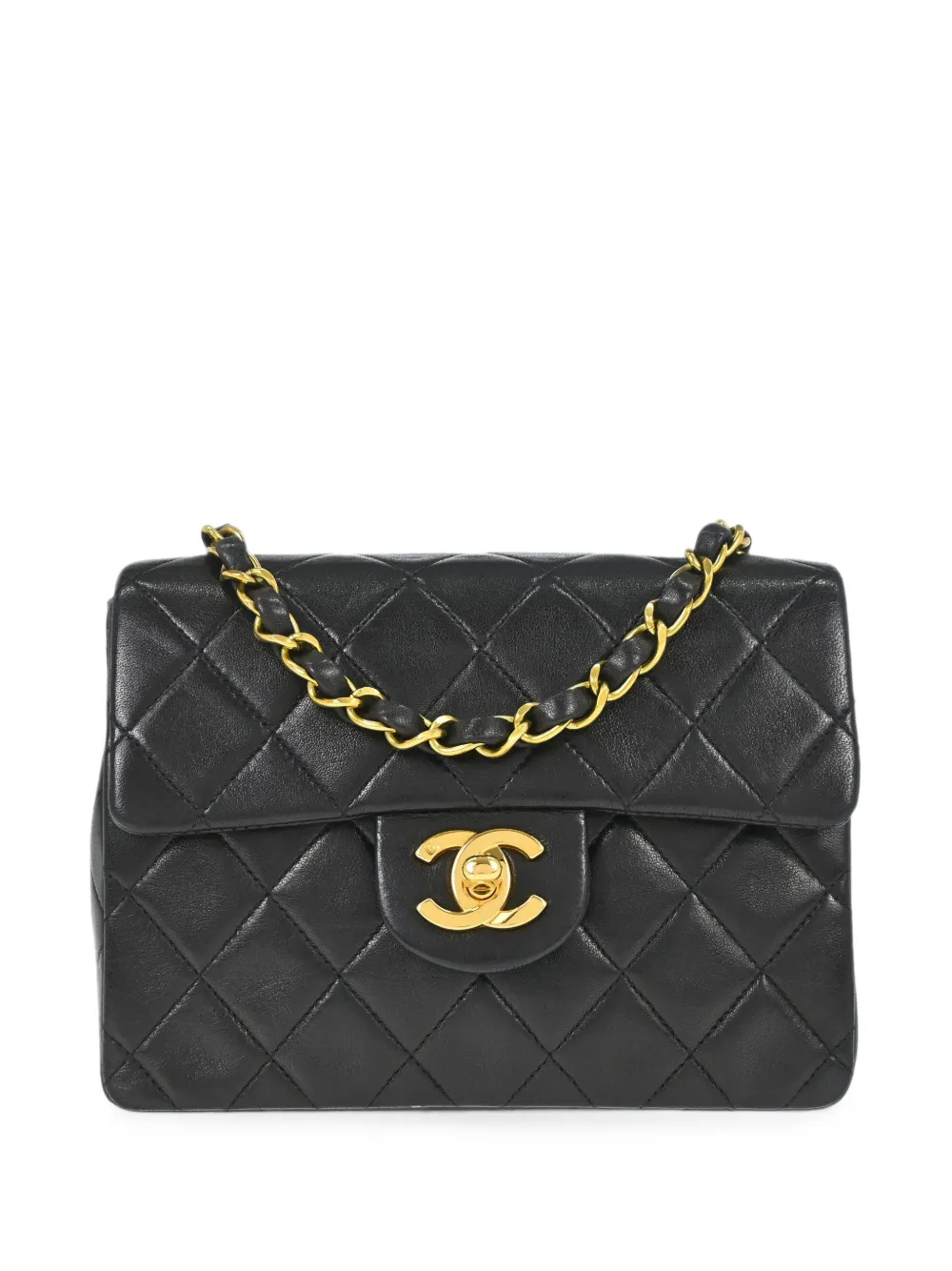 CHANEL Pre-Owned 1994-1996 Classic diamond-quilted mini bag - Nero