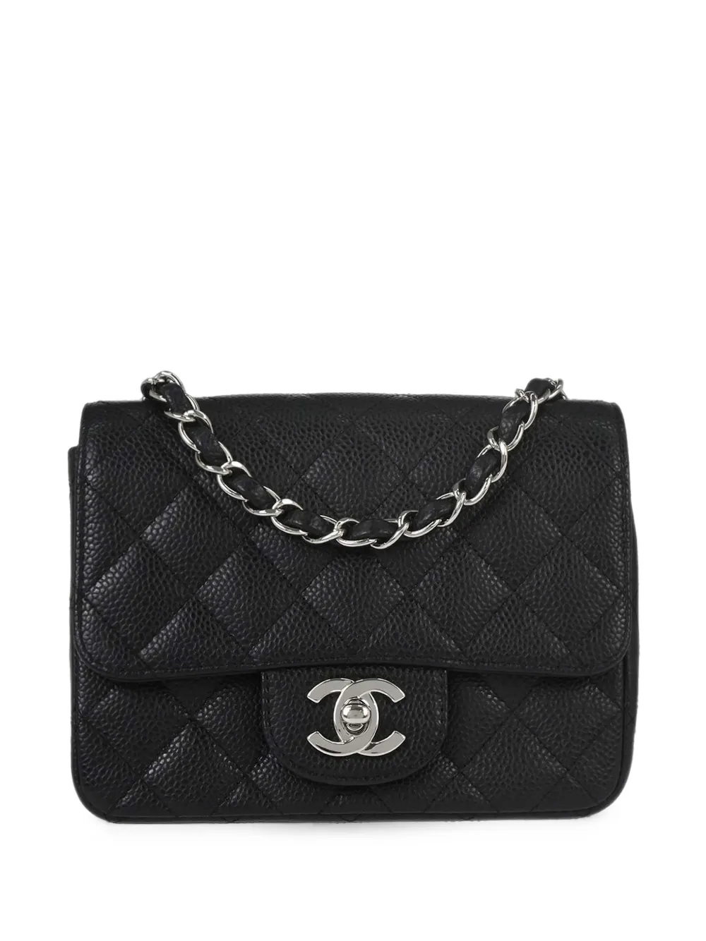 CHANEL Pre-Owned 2008-2009 Mini Classic Square Flap shoulder bag - Nero