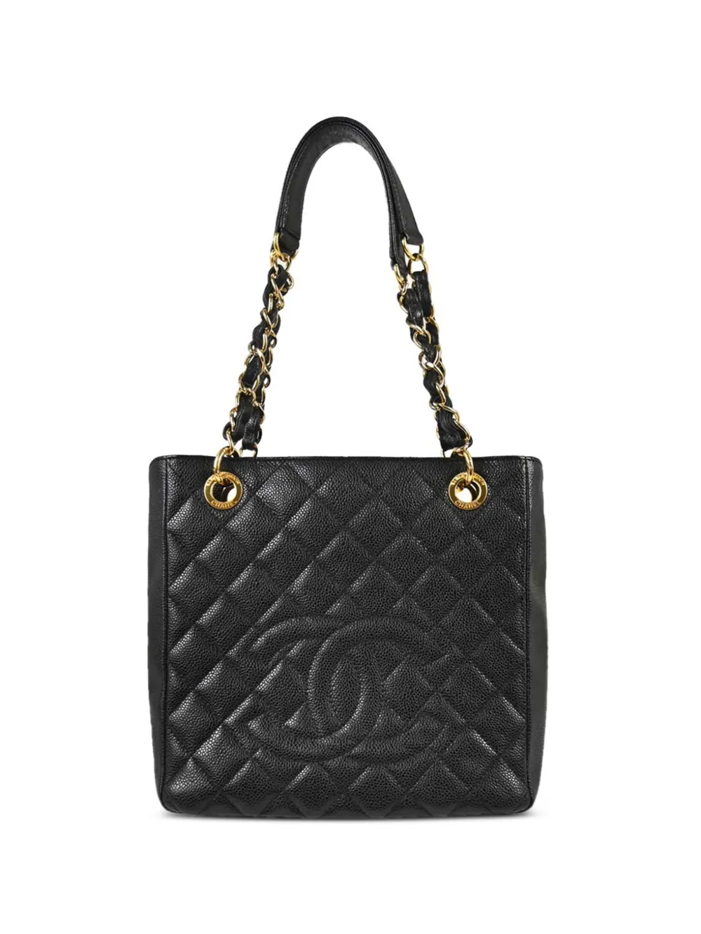 CHANEL Pre-Owned 2010-2011 Petite Shopping Tote shoulder bag - Black