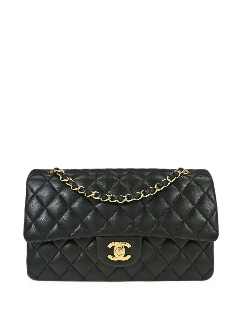 CHANEL Pre-Owned 2014-2015 medium Classic Double Flap shoulder bag - Schwarz