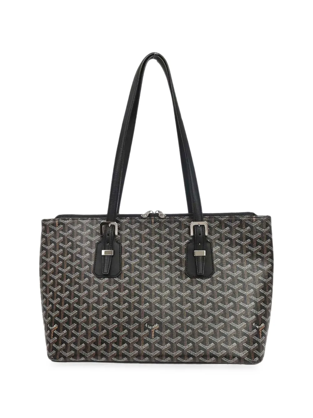 Goyard Pre-Owned PM Goyardine Okinawa tote bag - Noir Goyard Pre-Owned PM Goyardine Okinawa tote bag - Noir
