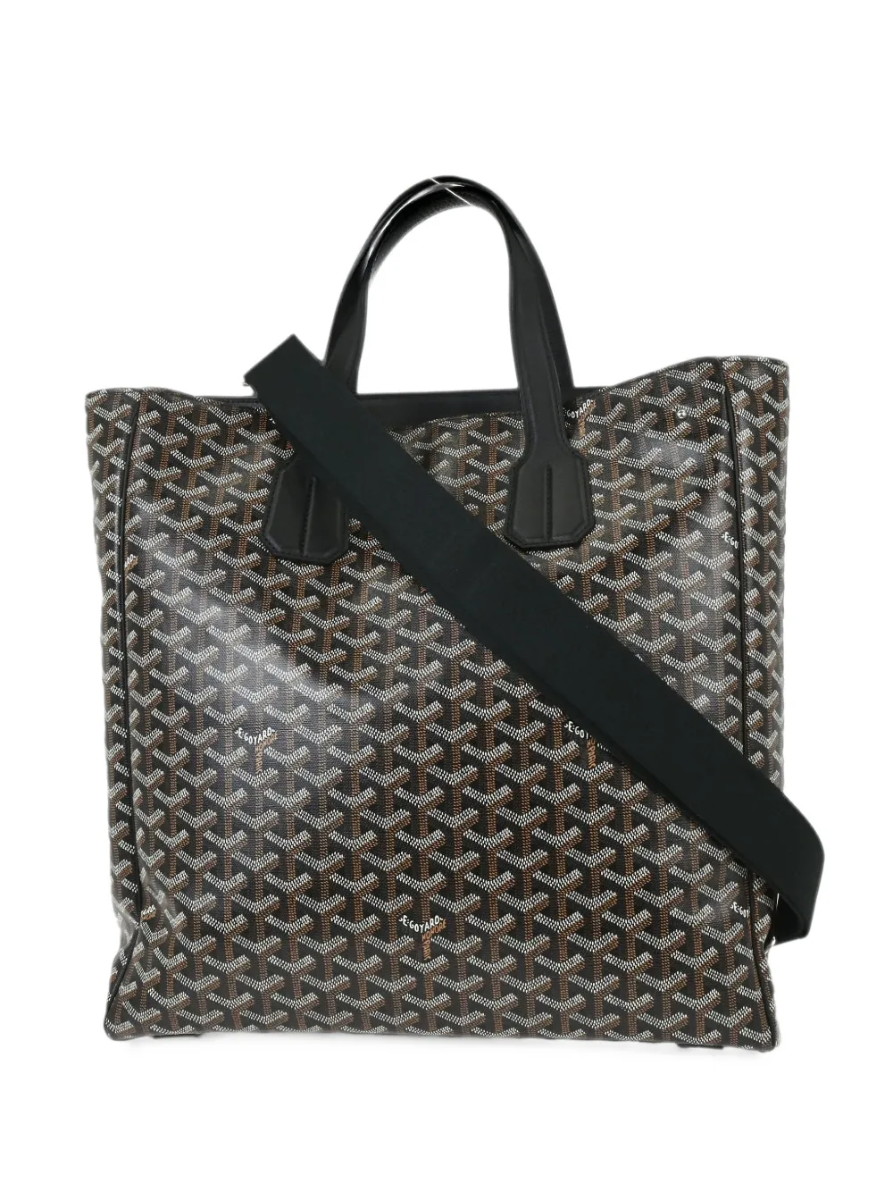 Goyard Pre-Owned Sac Voltaire Goyardine tote bag - Noir Goyard Pre-Owned Sac Voltaire Goyardine tote bag - Noir
