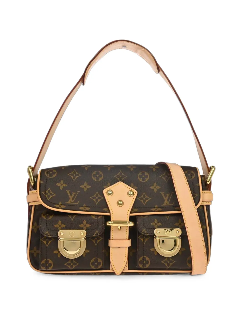 Louis Vuitton Pre-Owned 2007 Hudson PM shoulder bag - Braun
