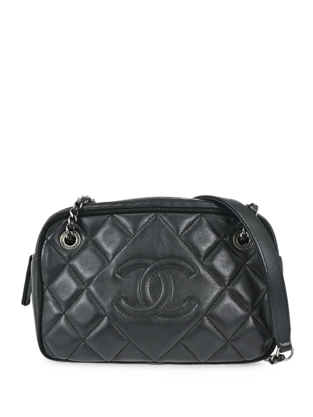 CHANEL Pre-Owned 2017 Ballerine Camera CC-logo shoulder bag - Nero
