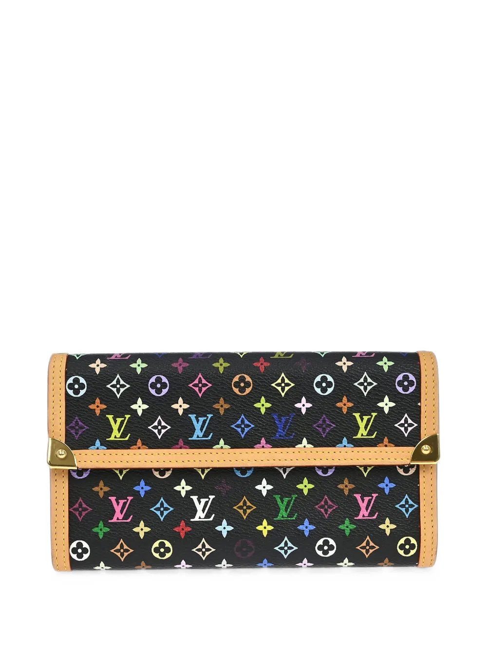 Louis Vuitton Pre-Owned Porte Tresor International Monogram Multicolor wallet - Nero