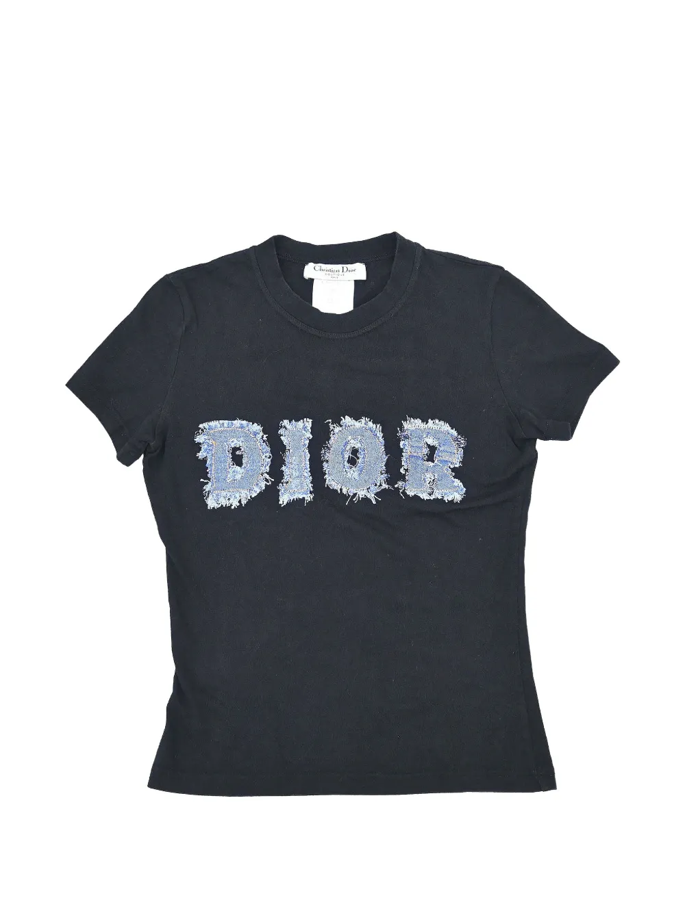 Christian Dior Pre-Owned 2003 logo-patch short-sleeve T-shirt - Schwarz