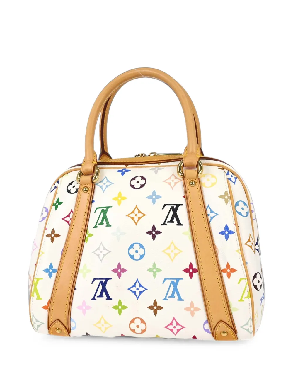 Louis Vuitton Pre-Owned Priscilla veelkleurige shopper met monogram Wit