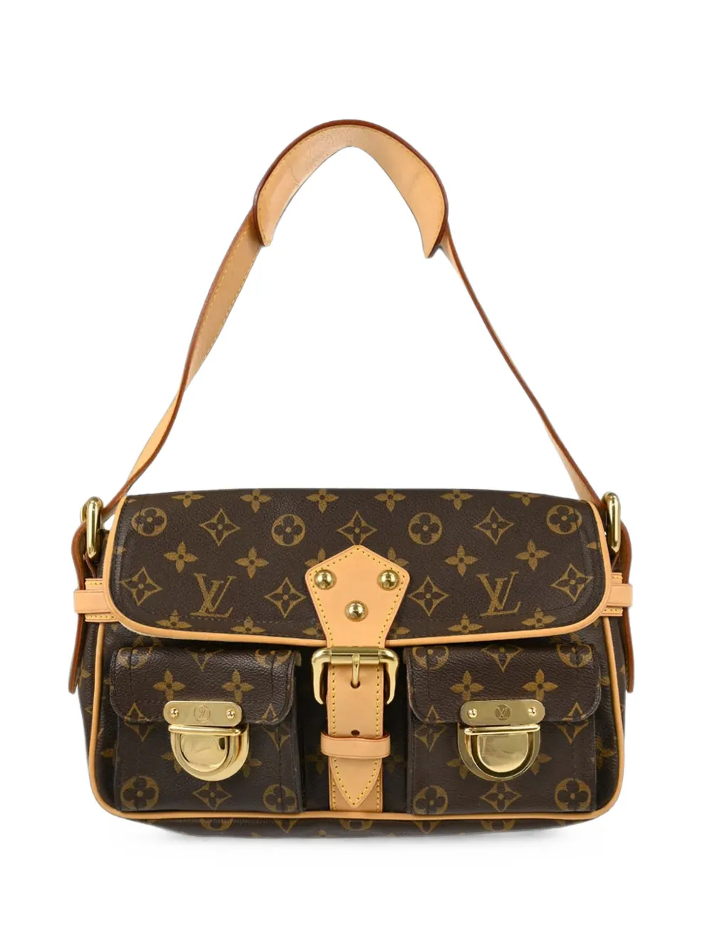 Louis Vuitton Pre-Owned PM Hudson Monogram shoulder bag - Marrone