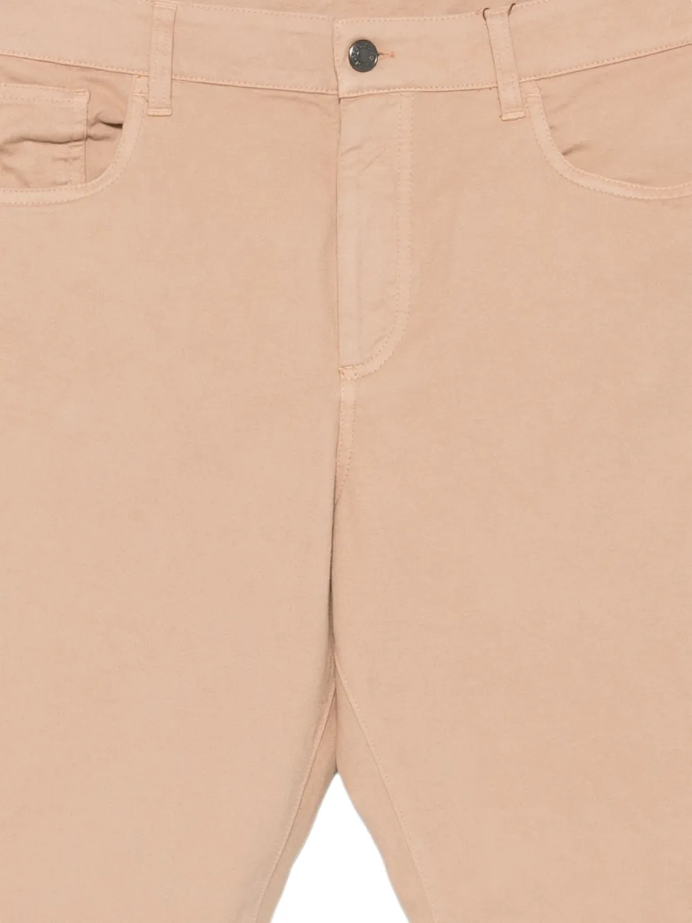 Canali straight-leg five-pocket trousers Beige